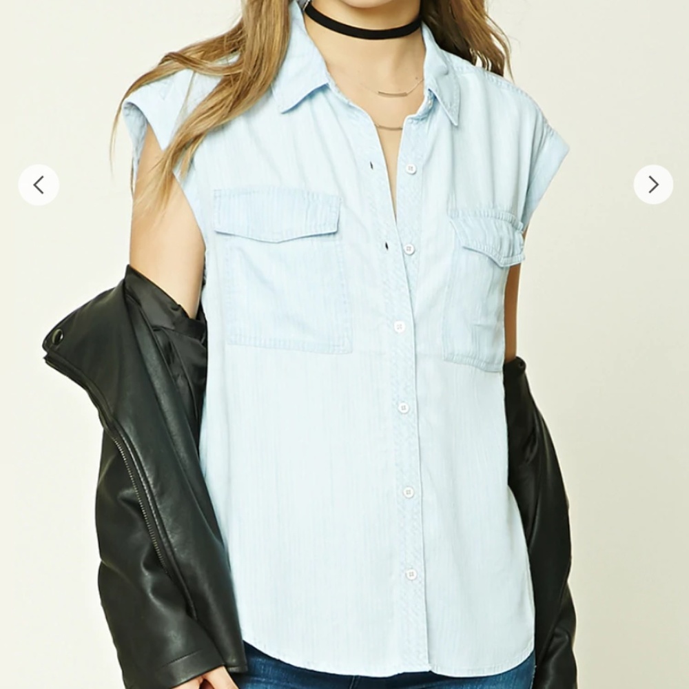 Striped Chambray Shirt
